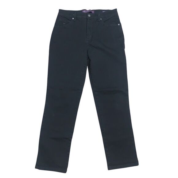 Gloria‎ Vanderbilt Women's Size 8 Short Amanda Black Skinny Jeans - Picture 1 of 8